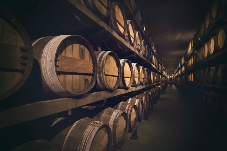 Tonneaux de vin d'Alsace